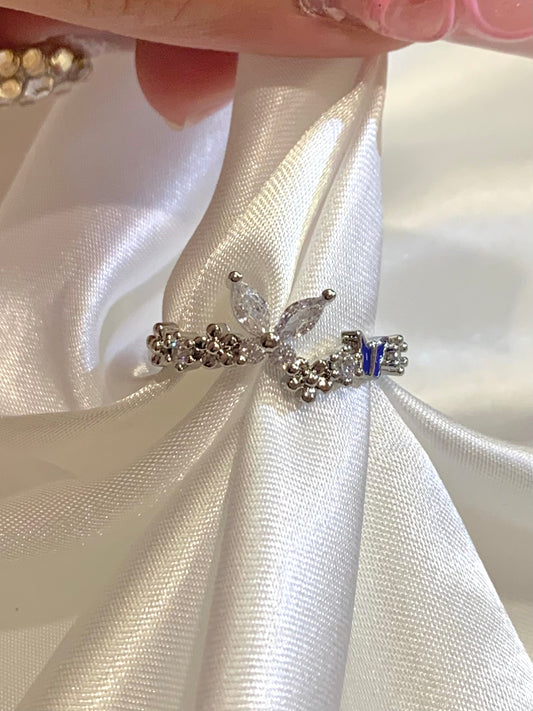Silver Butterfly Ring