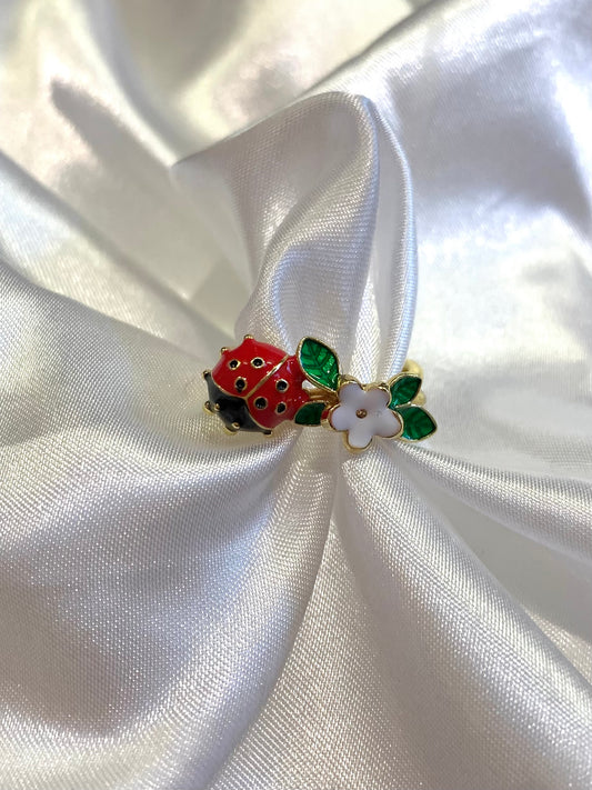 Lady Bug Ring (Adjustable)
