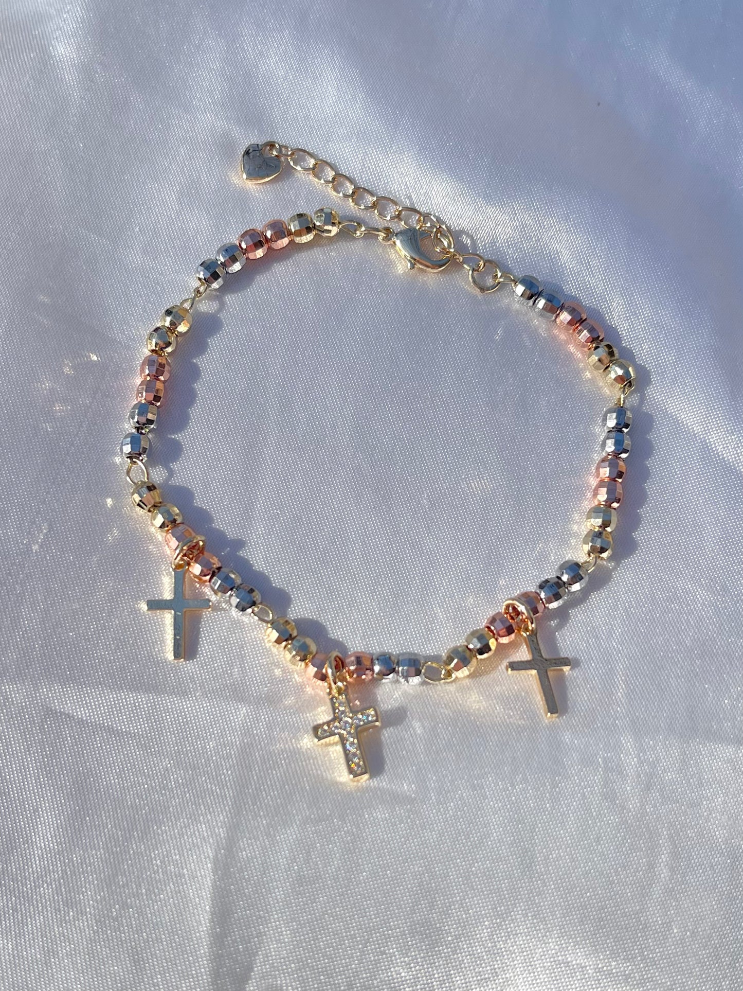 Cross Charm Bracelet