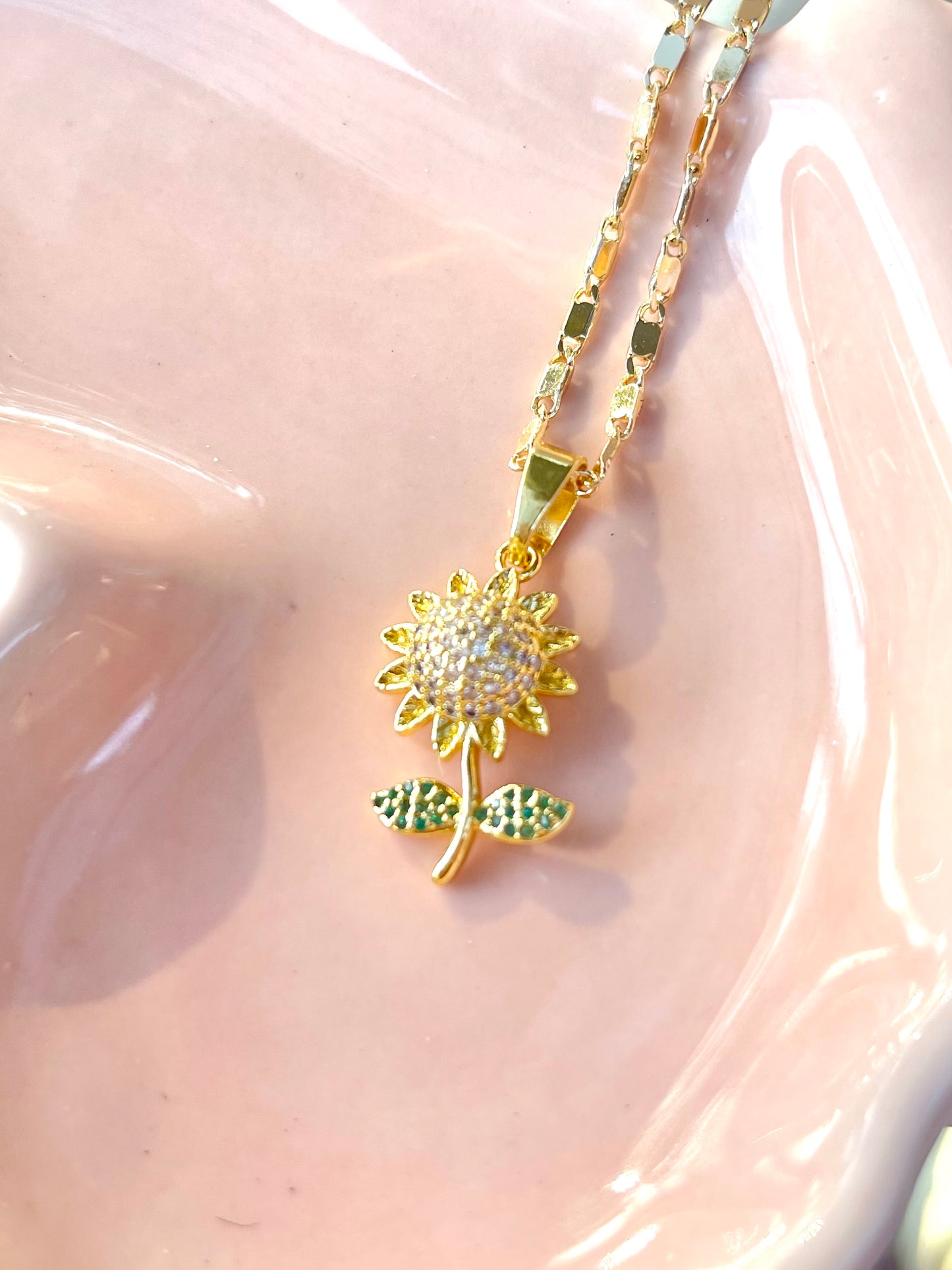 Sunflower Necklace