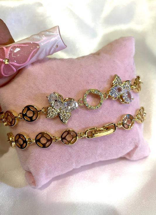 Butterfly Circle Bracelet