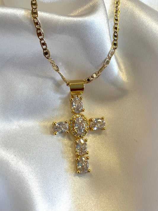 Diamond Cross Necklace ✨