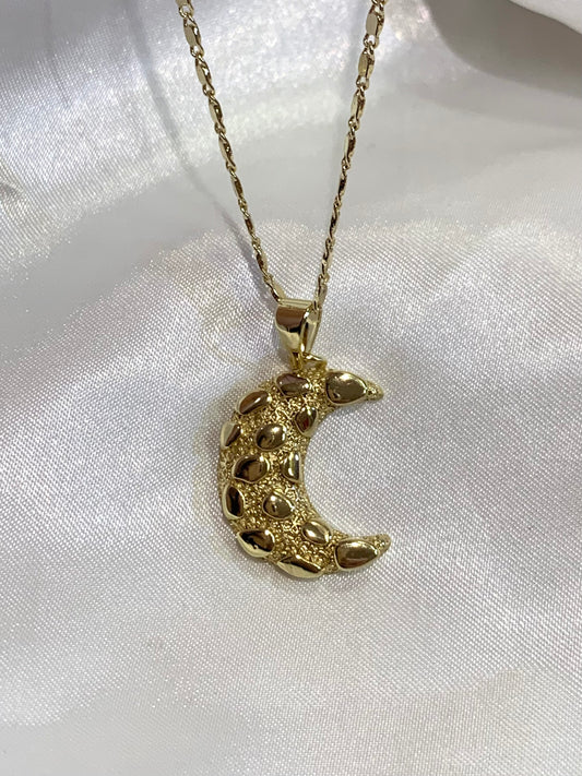 Nugget Moon Necklace