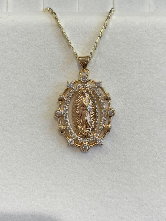 Virgen Hearts Necklace