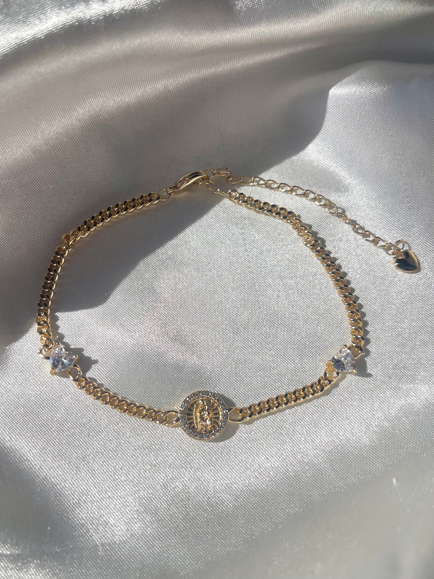 Heart Diamond Virgen Bracelet