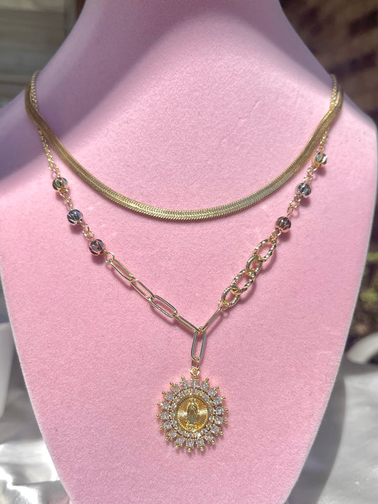 SS Virgen Set Necklace