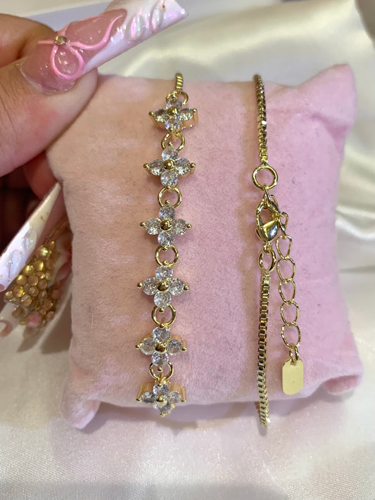 Flower Adjustable Bracelet