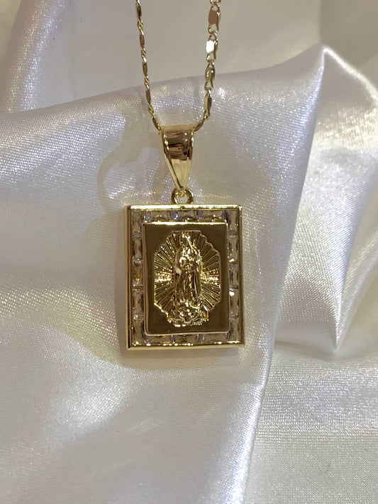 Virgen Square Necklace
