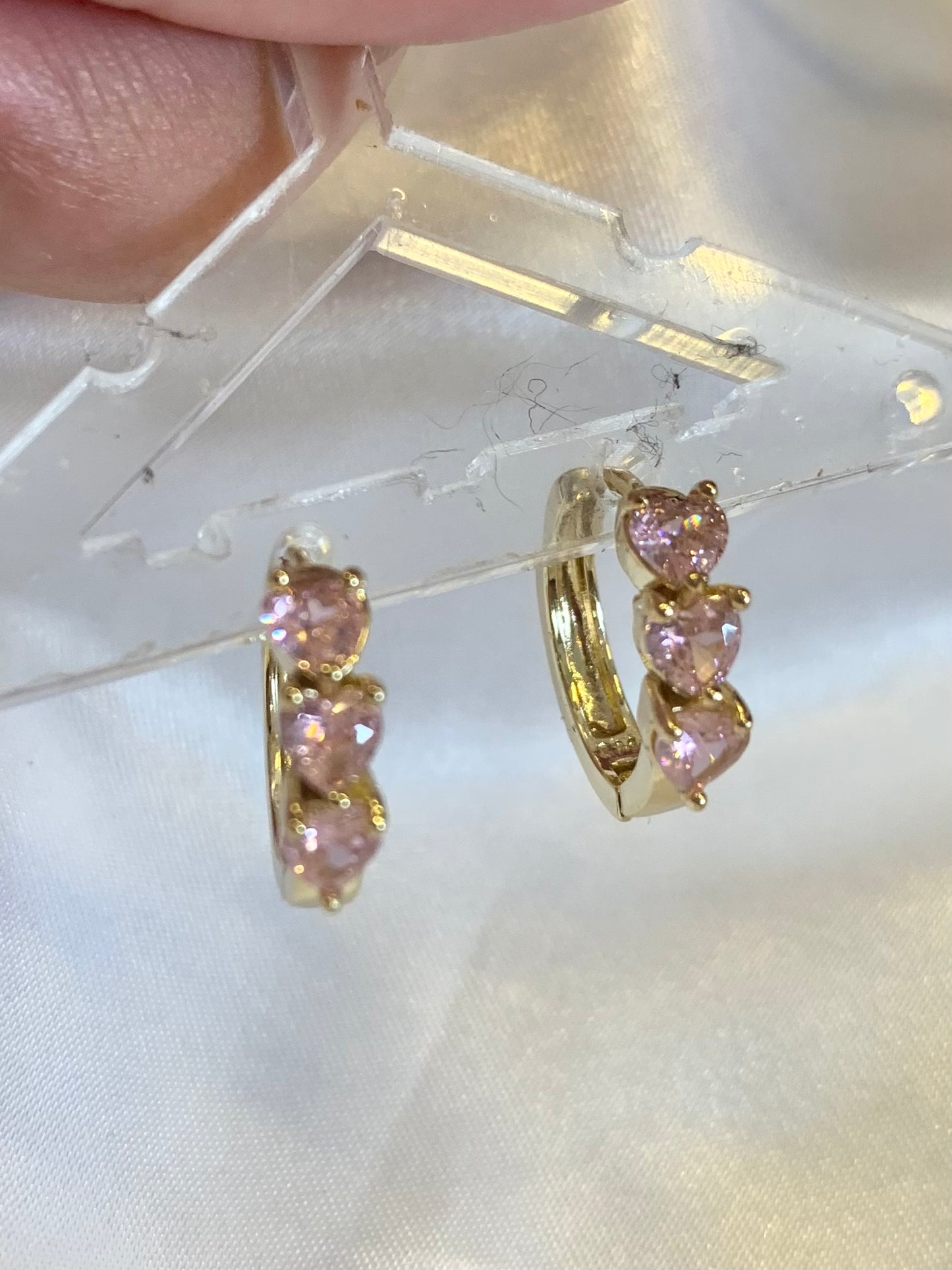 Heart Pink Hoop