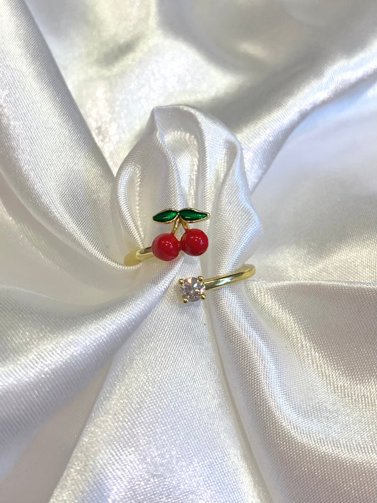 Cherry Diamond Ring (Adjustable)