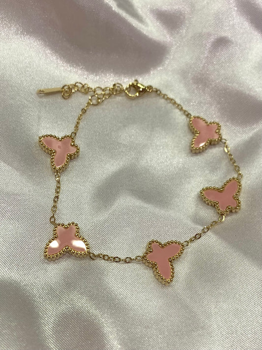 SS Butterfly Bracelet