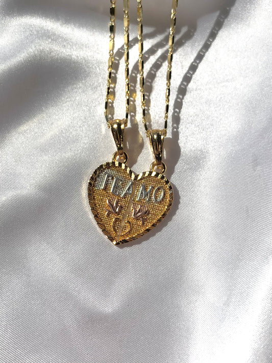 BH Te Amo Tricolor Necklace