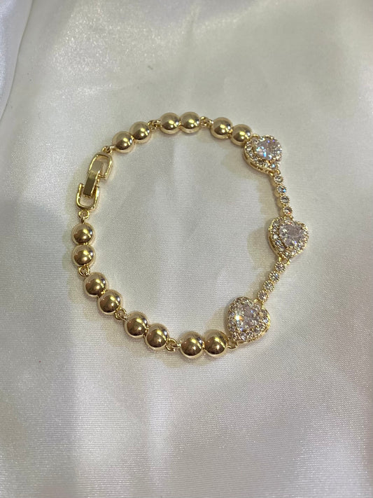 Hearts Circle Bracelet