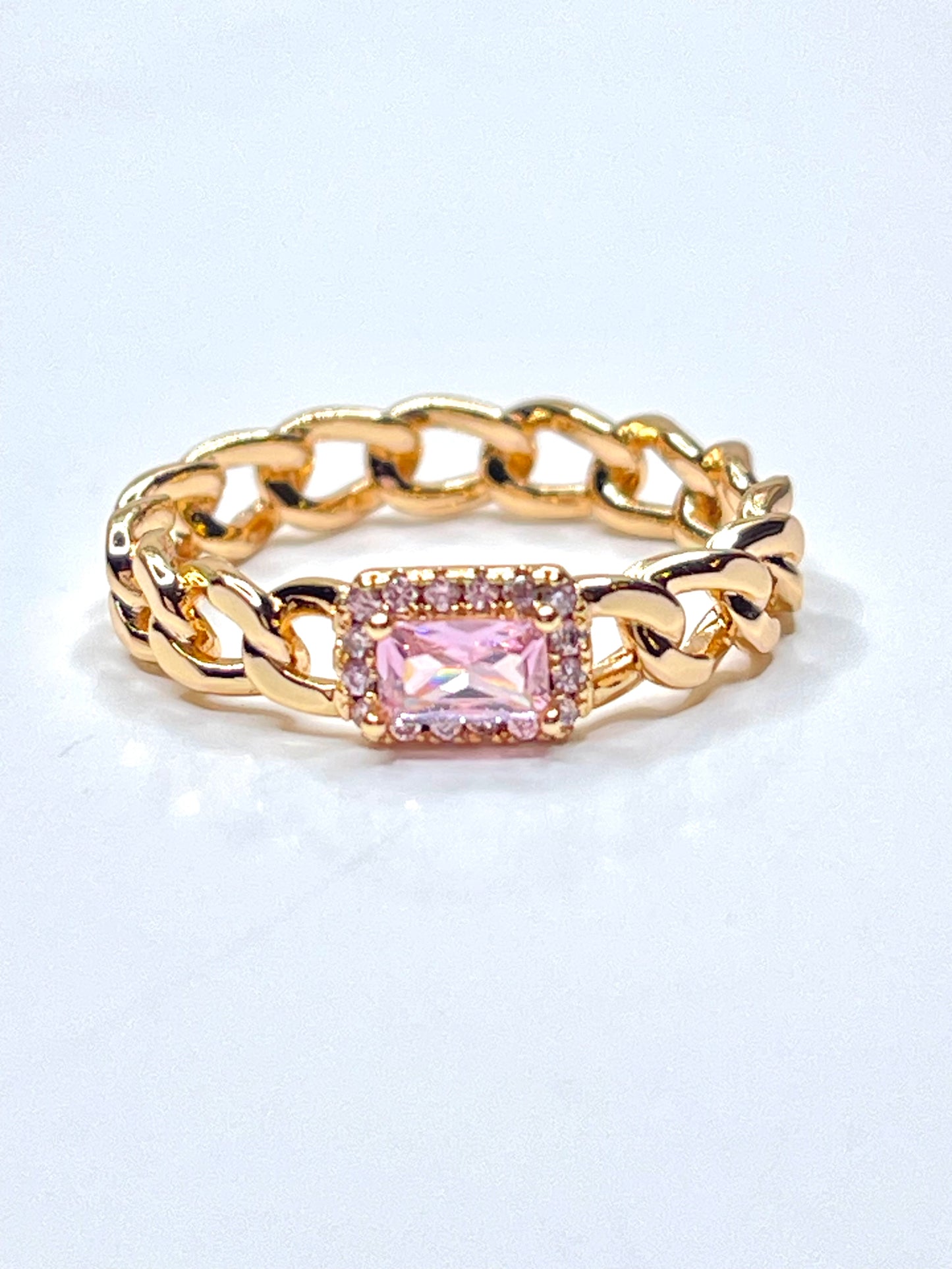 Pink Diamond Ring