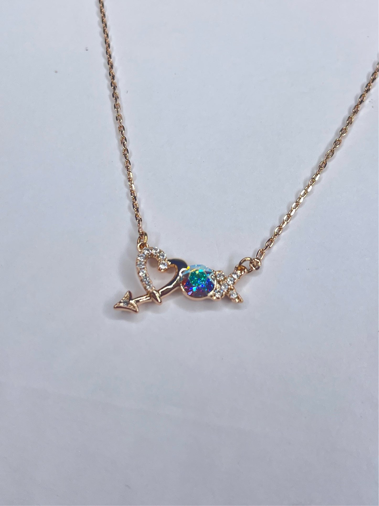 Hearts Swarovski Necklace