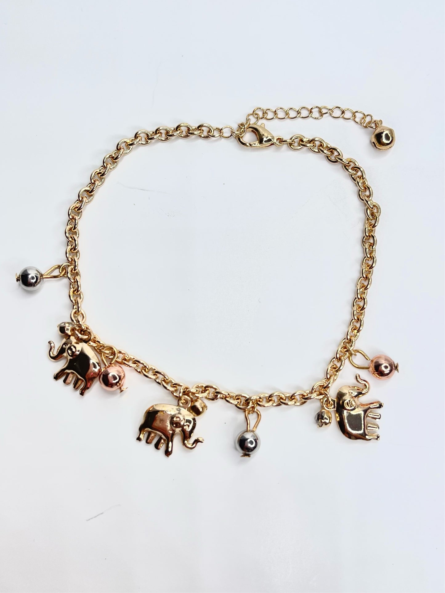Elephant Charm Anklet