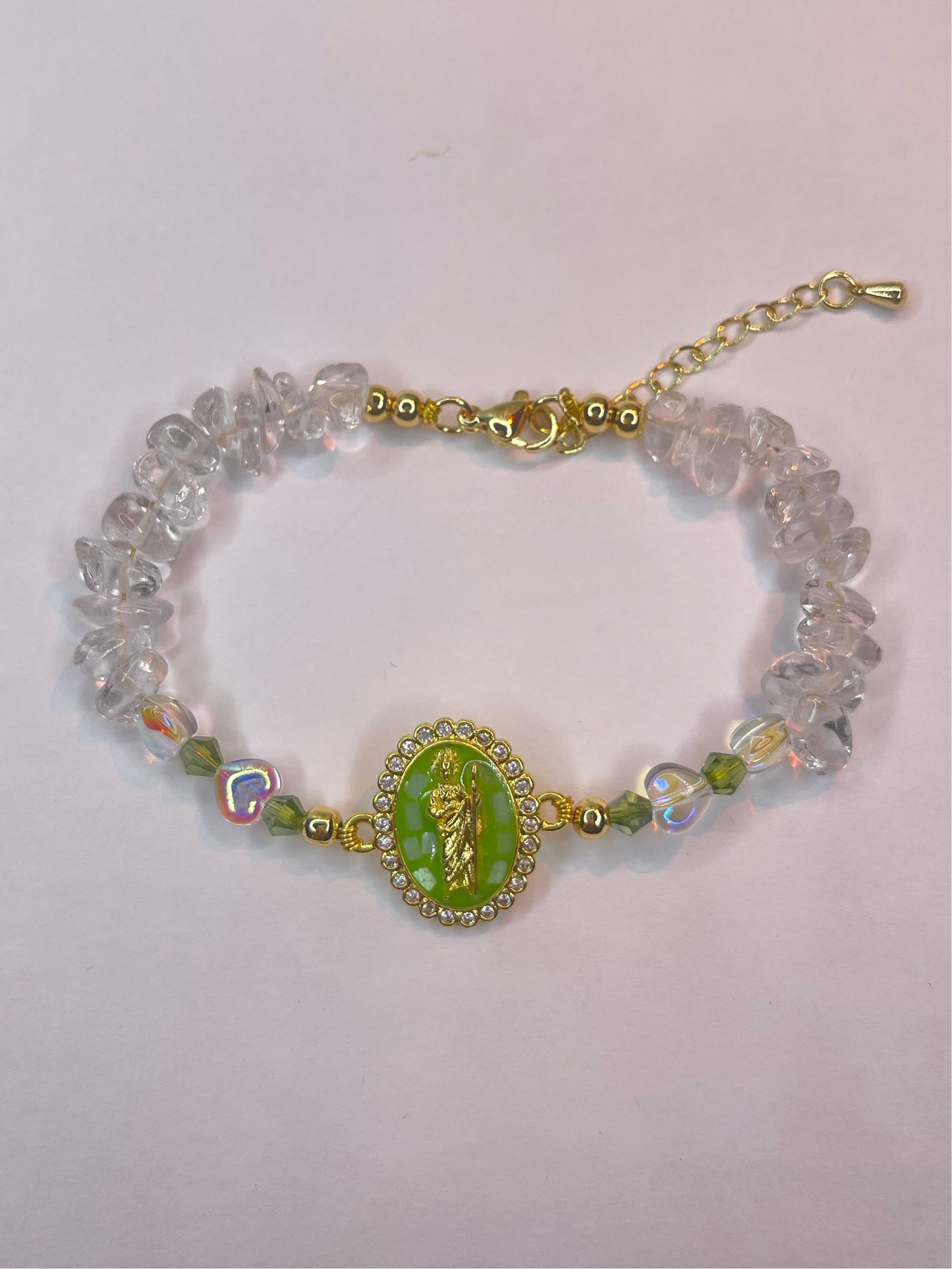 Crystal San Judas Green