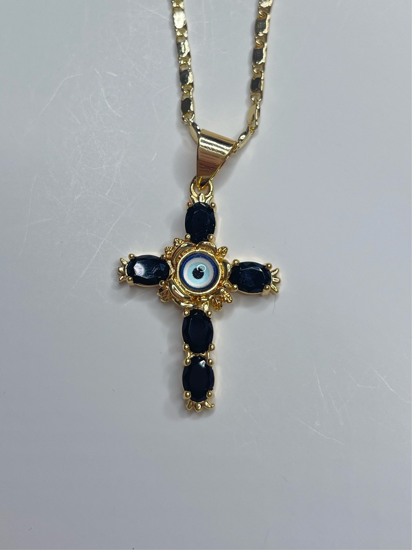 Black Evil Eye Necklace