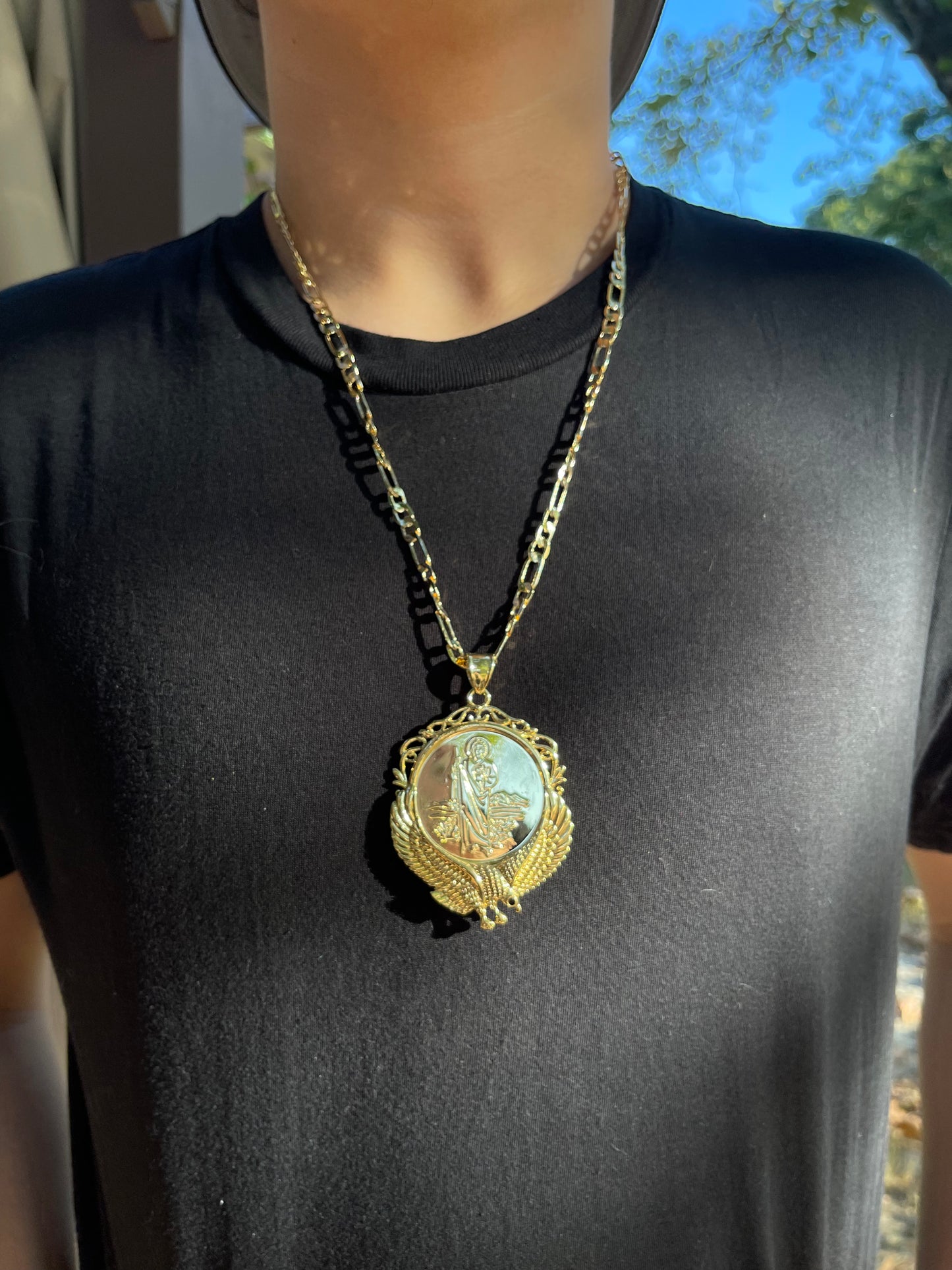 Men San Judas Necklace