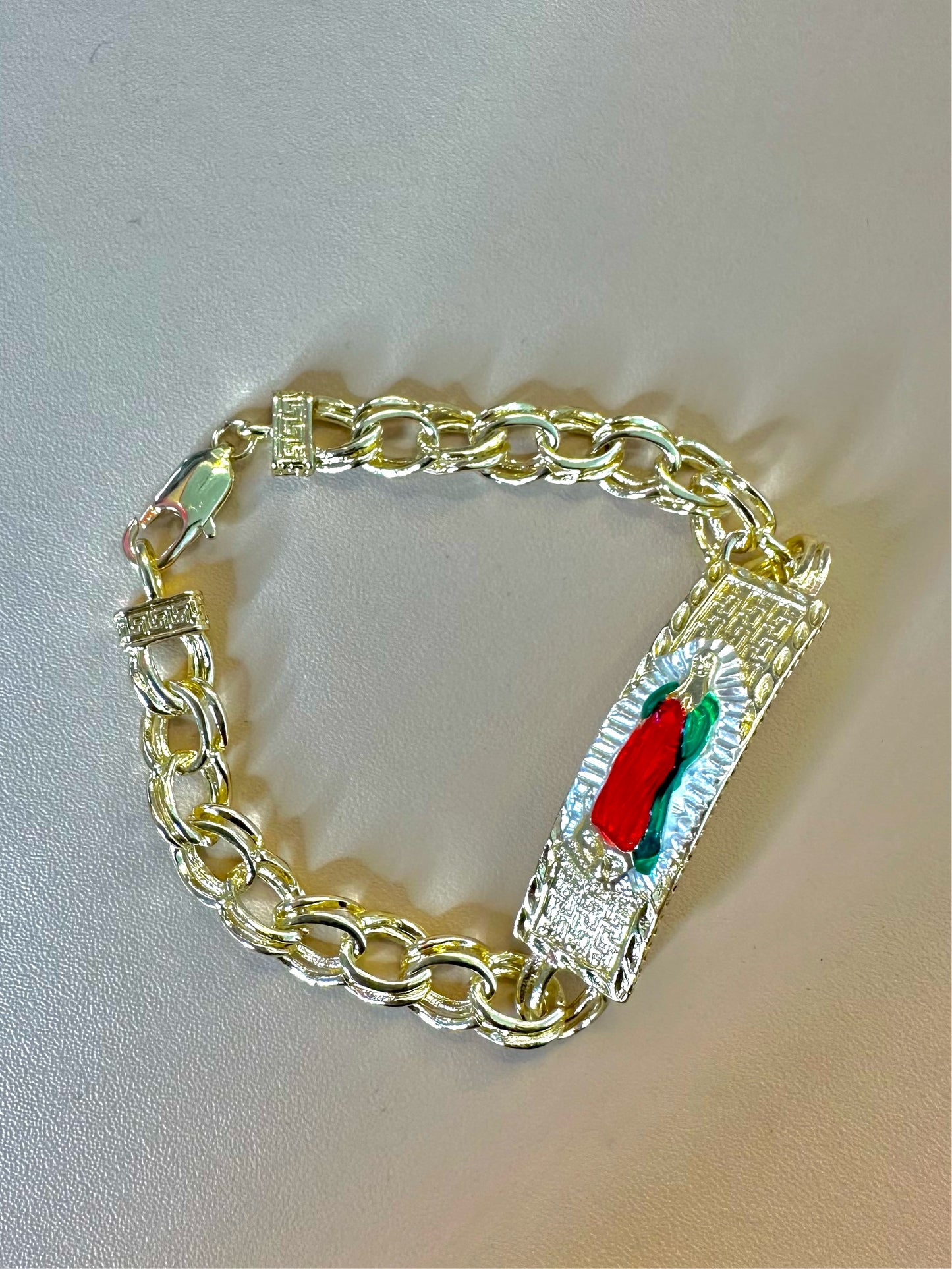 Men Virgen Tejido Chino Bracelet