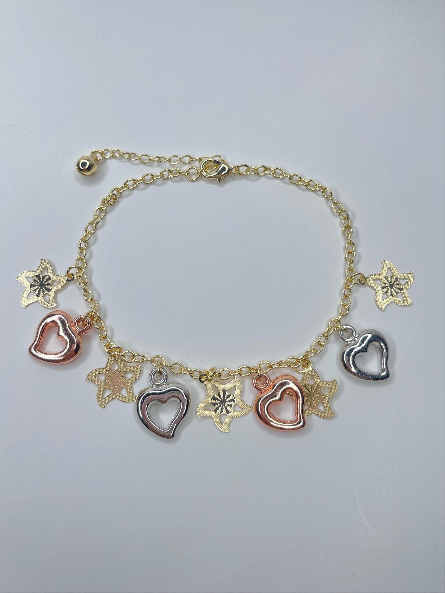 Heart Star Anklet