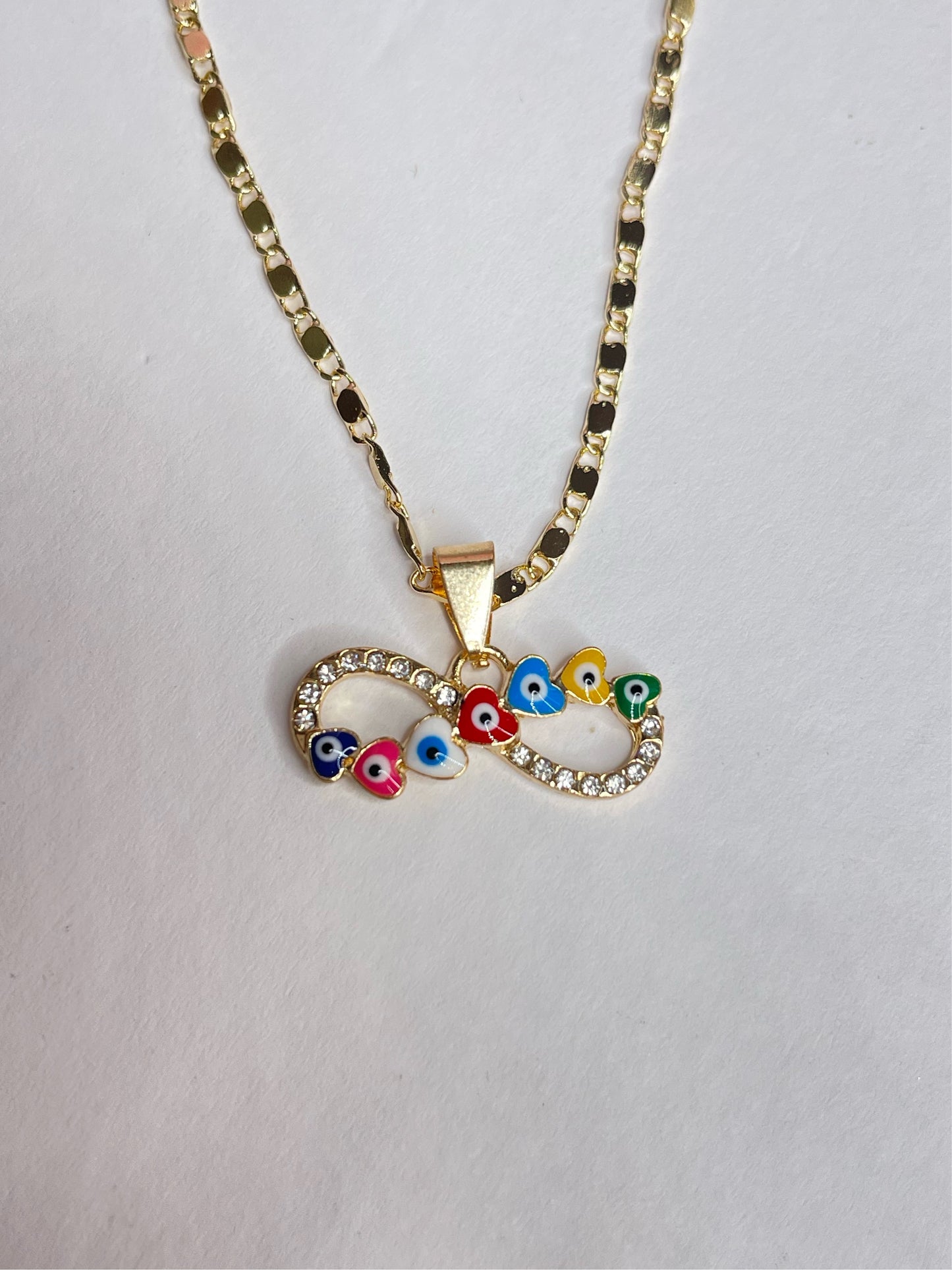 Infinity Evil Eye Necklace