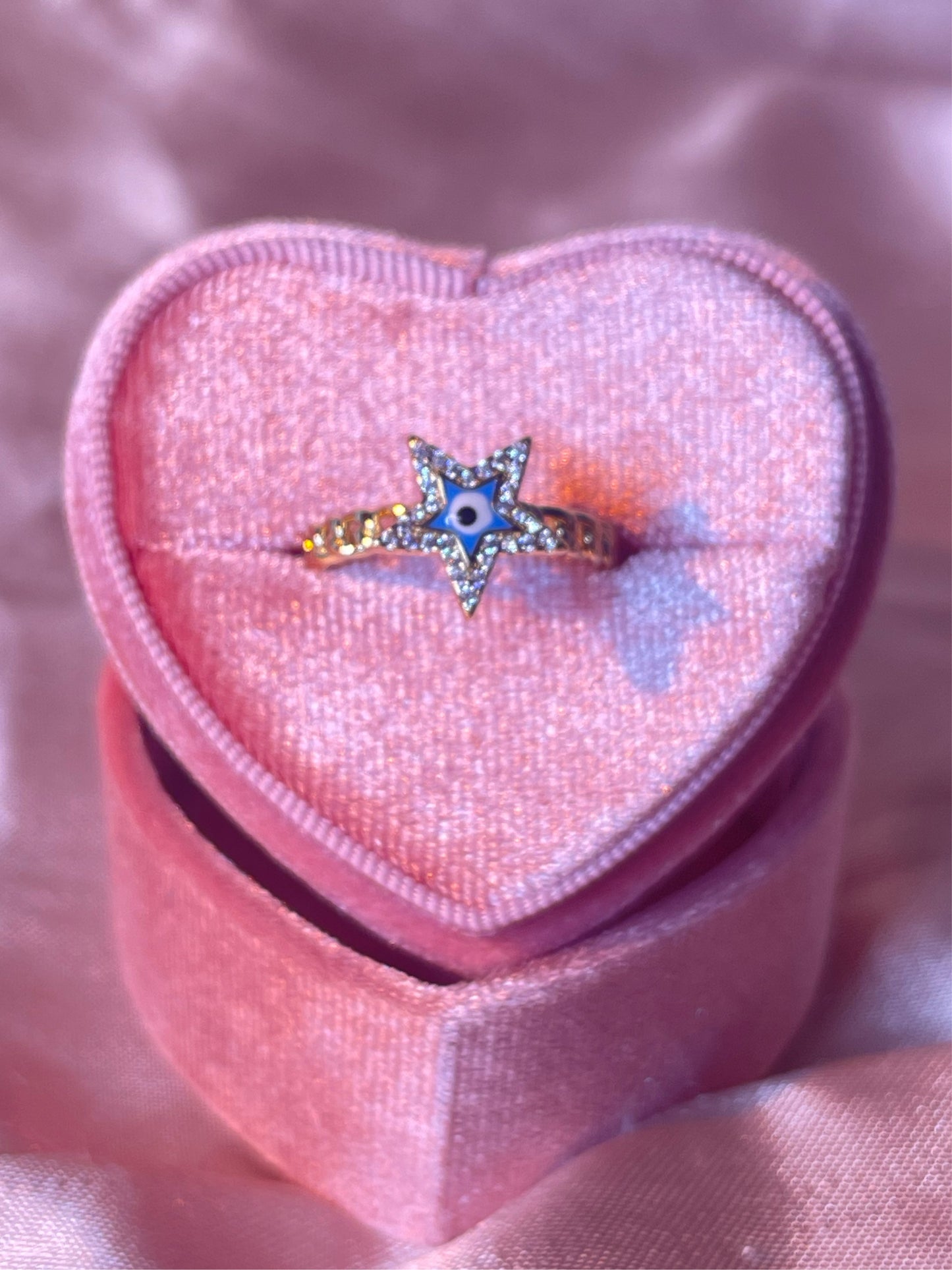 Evil Eye Star Ring