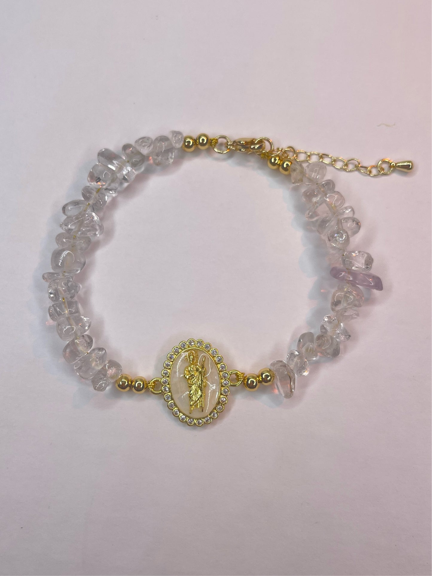 Crystal San Judas Bracelet