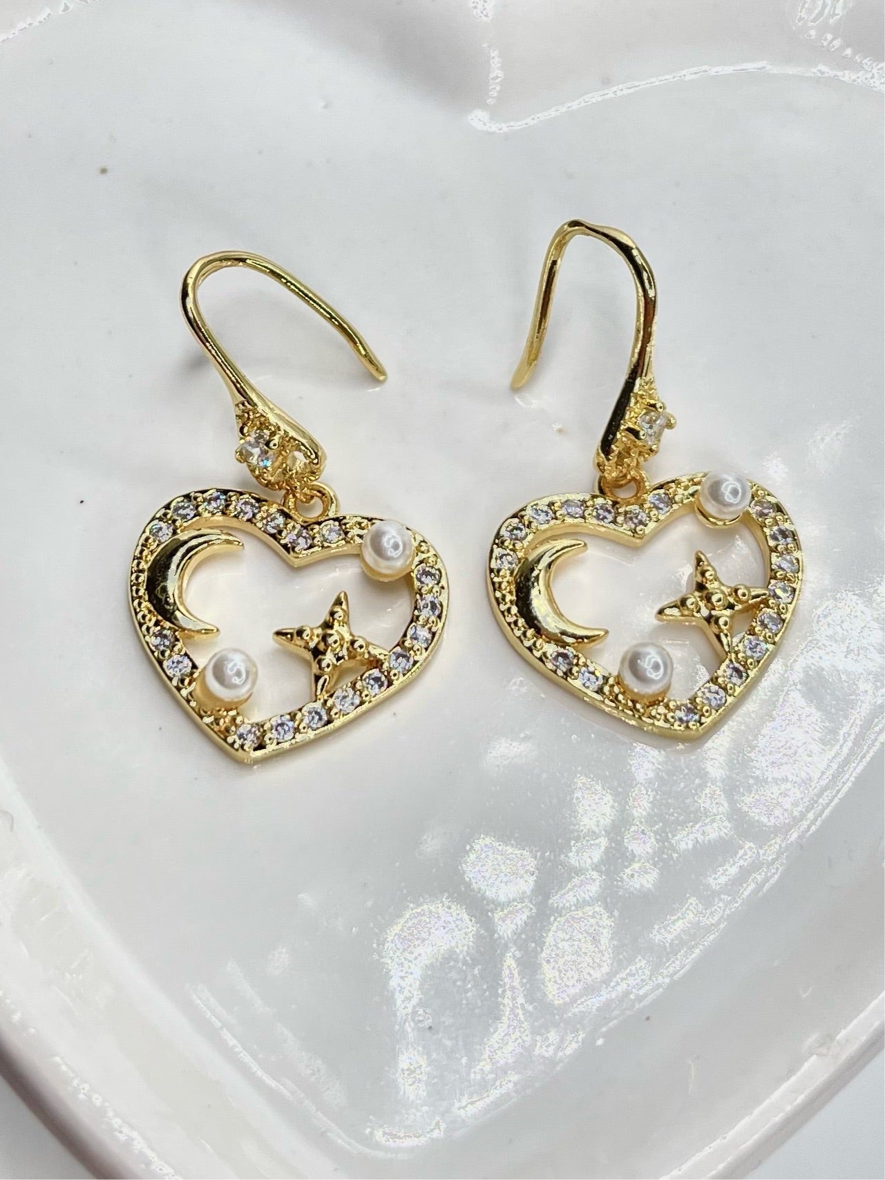 Moon Star Earrings