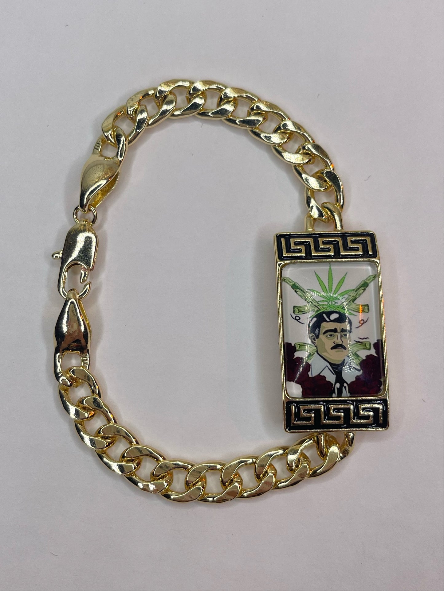 Men Jesus Malverde Bracelet