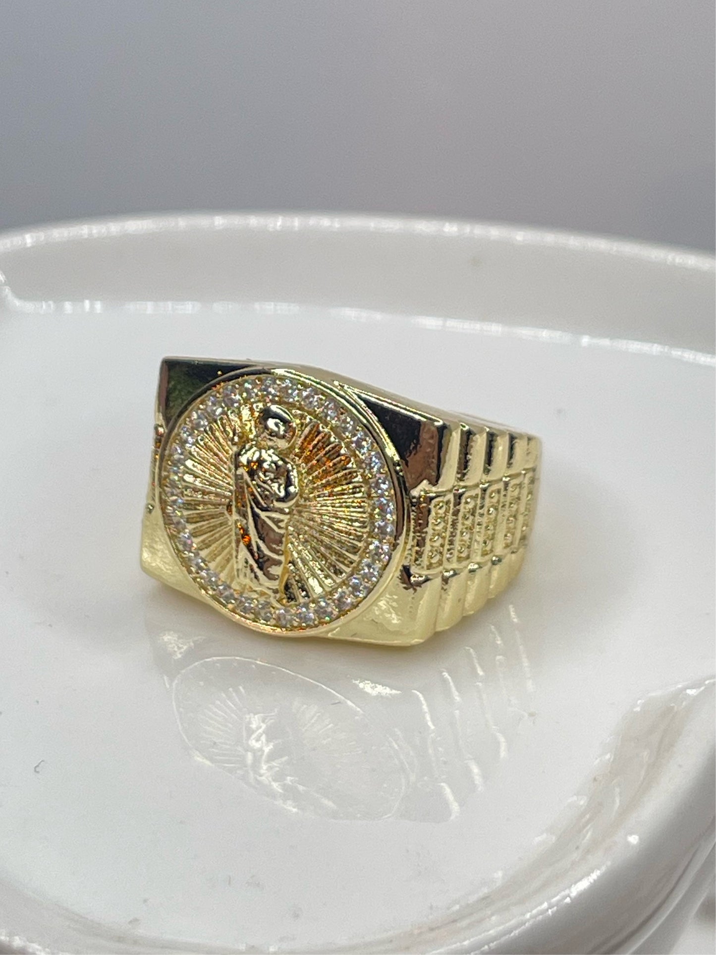 MenSan Judas Diamond Ring Adjustable