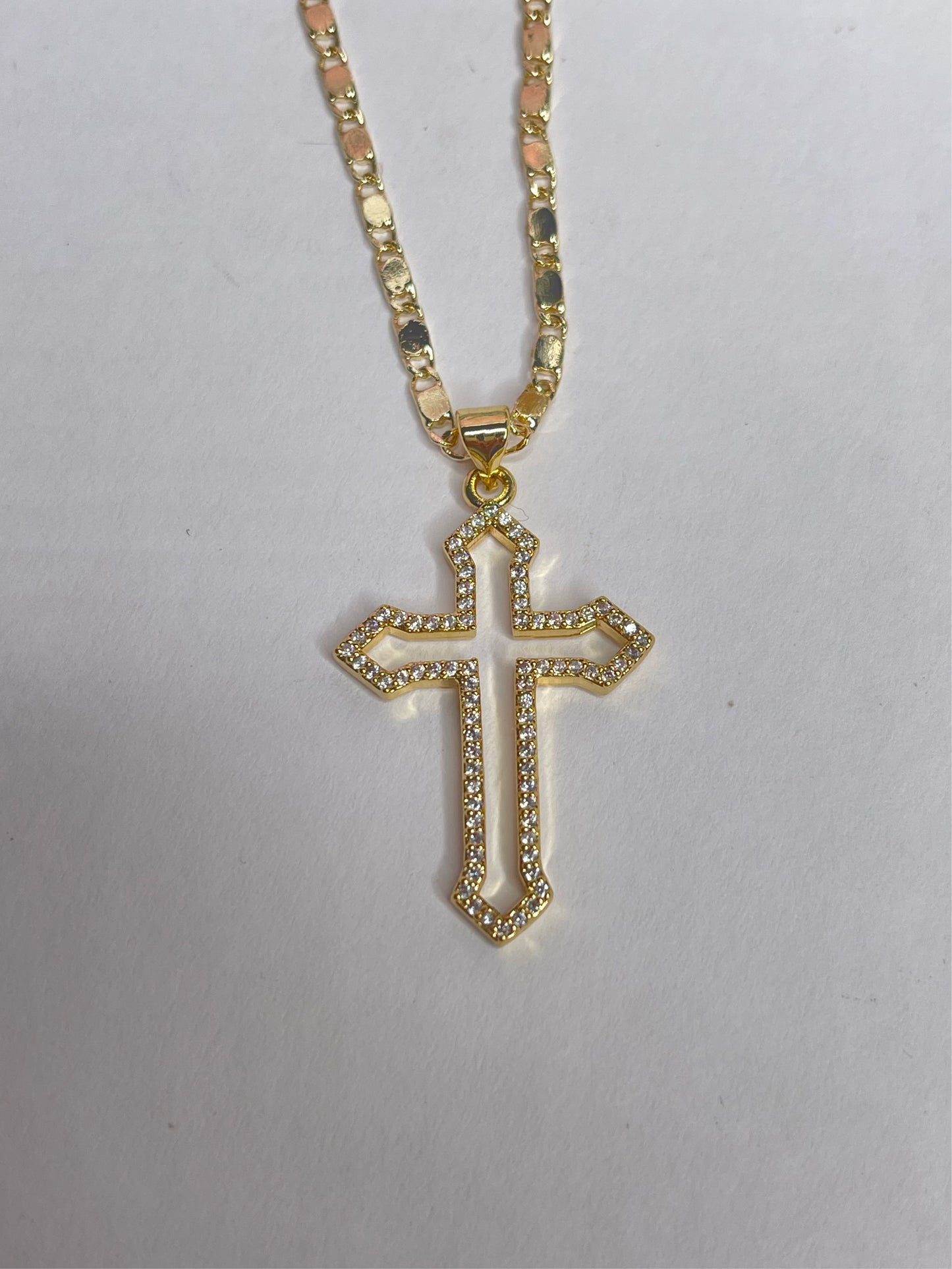 Sparkly Cross Necklace ✨