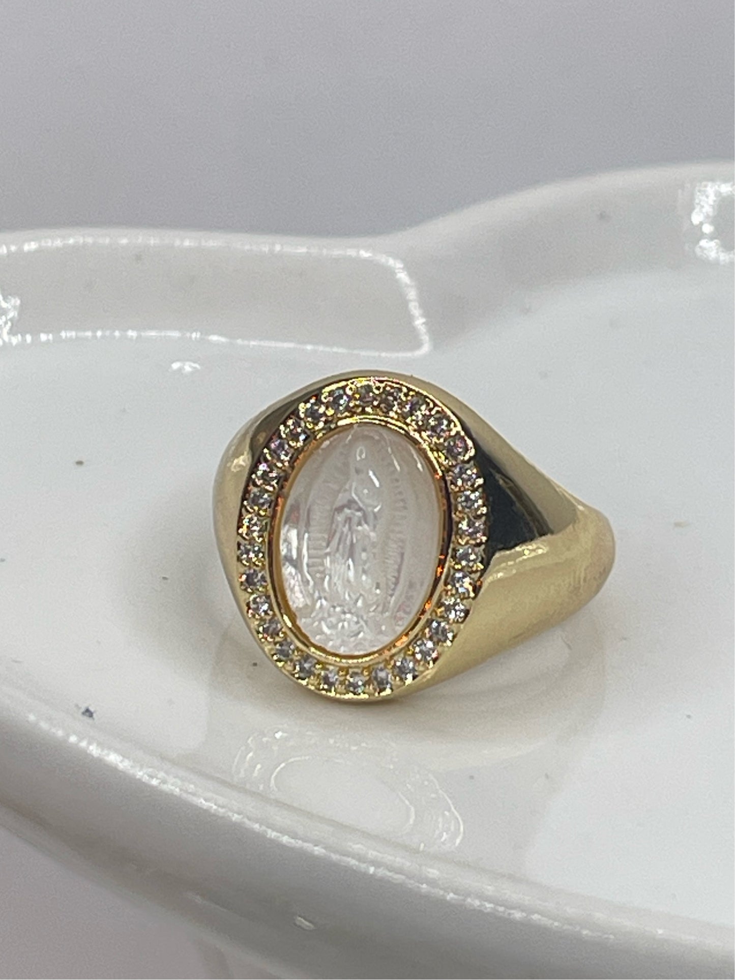 Clear Virgen Ring