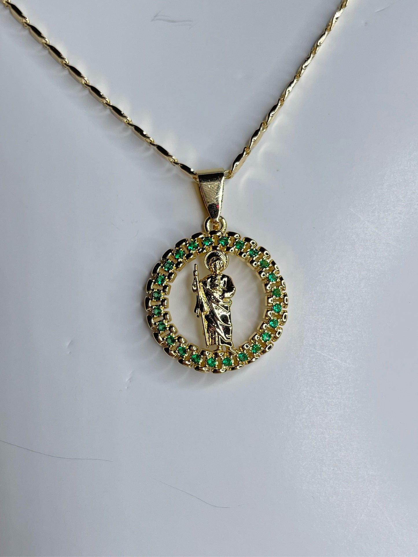 Circle San Judas Necklace