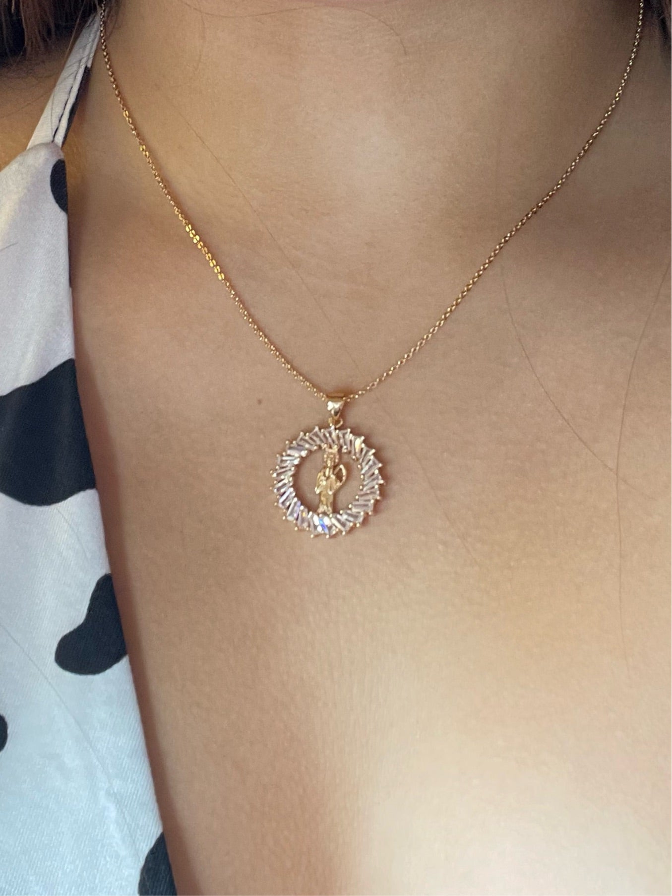 Santa Muerte Star Necklace