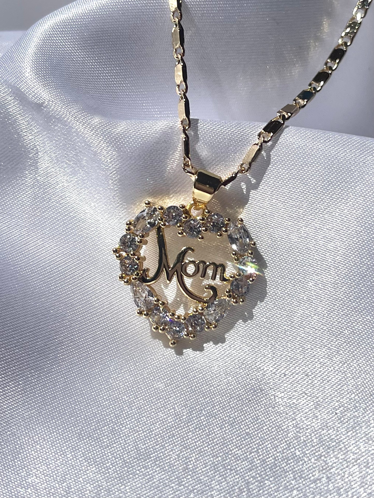 Mom Heart Necklace