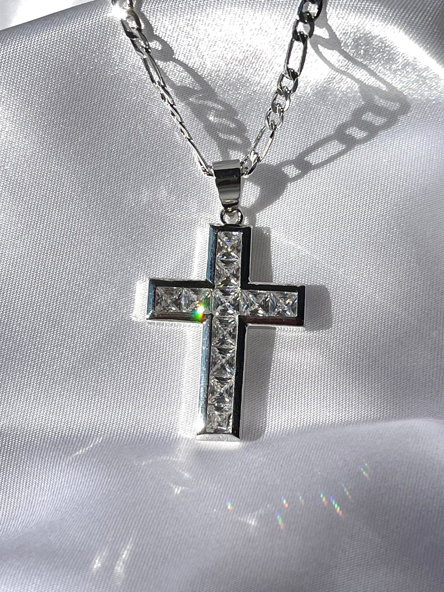 Silver Cross Necklace