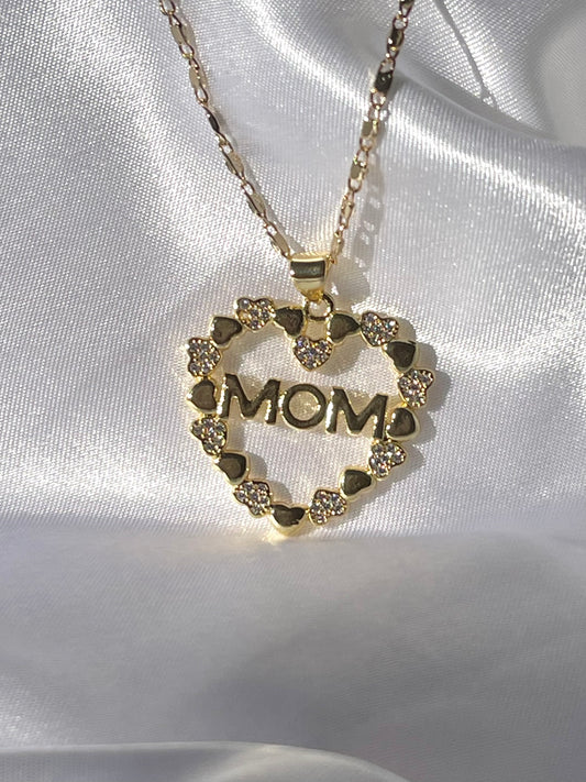 Mom Heart Necklace