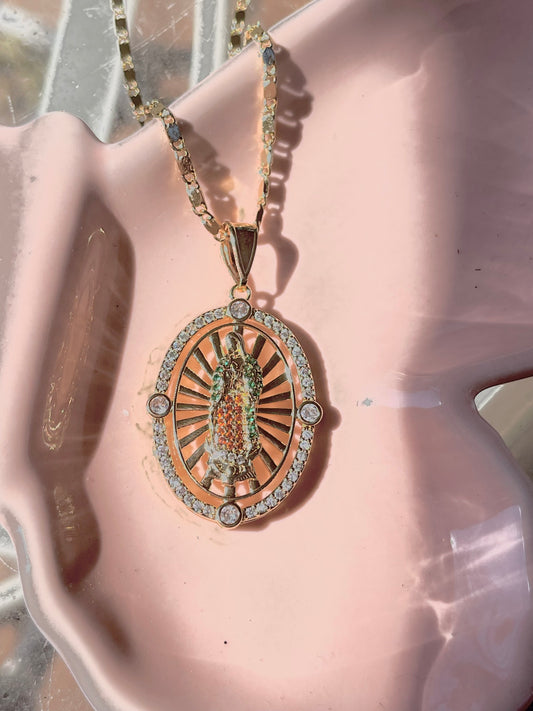 Virgen Diamond Necklace New