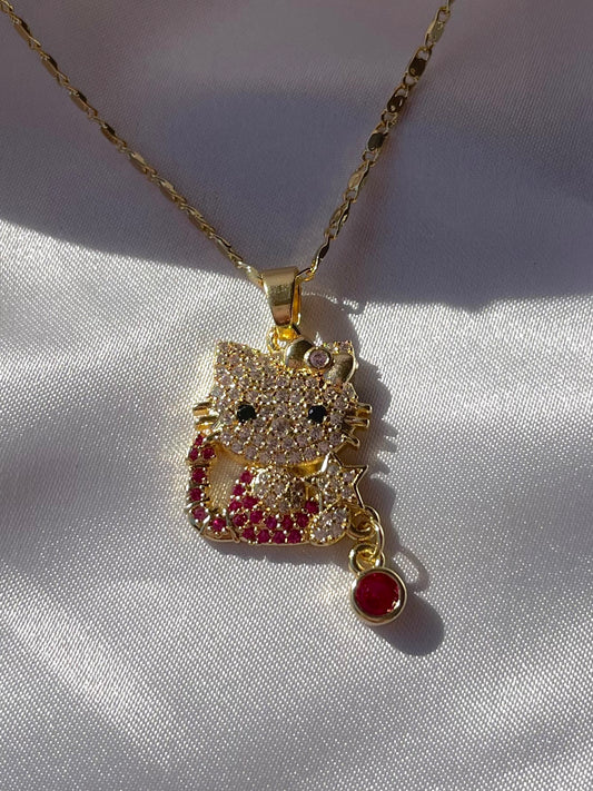 Hello Kitty Red Necklace