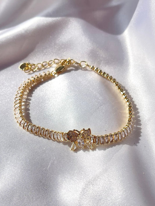 Diamond Butterfly Bracelet