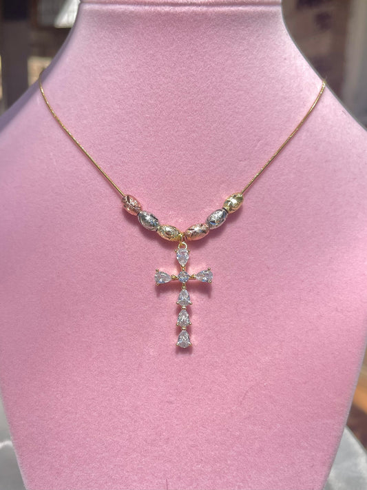 SS cross Necklace