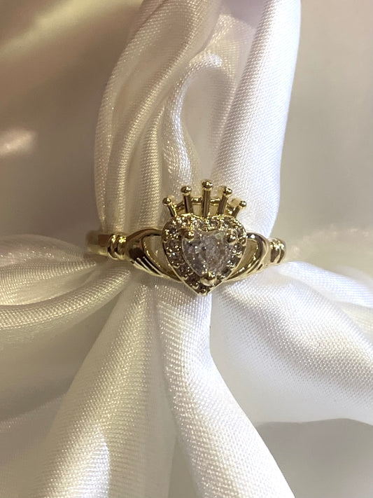 Heart Crown Ring