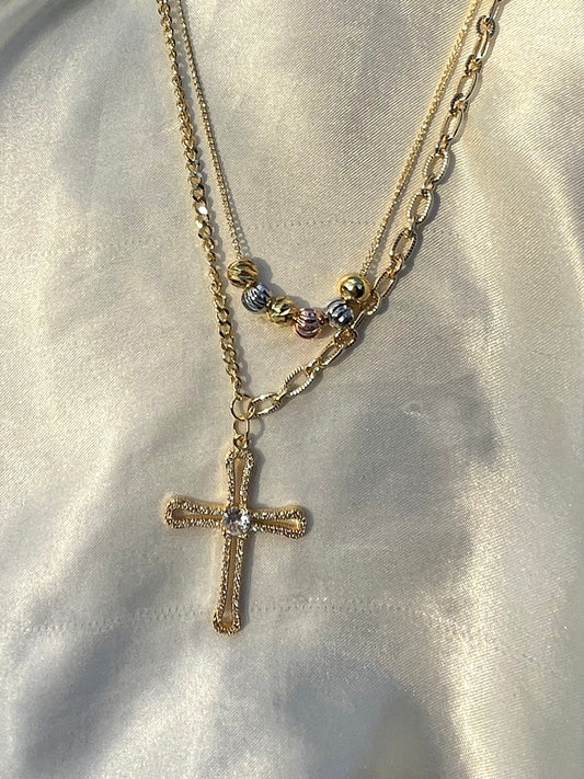 SS cross Necklace