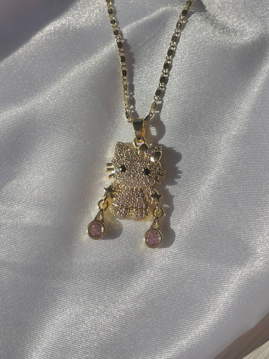 Pink Hello Kitty Necklace