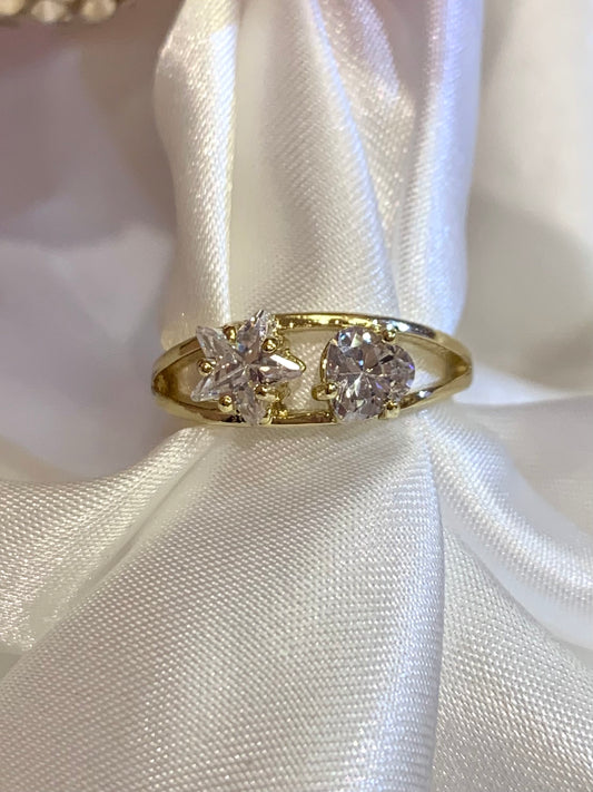 Star Heart Ring