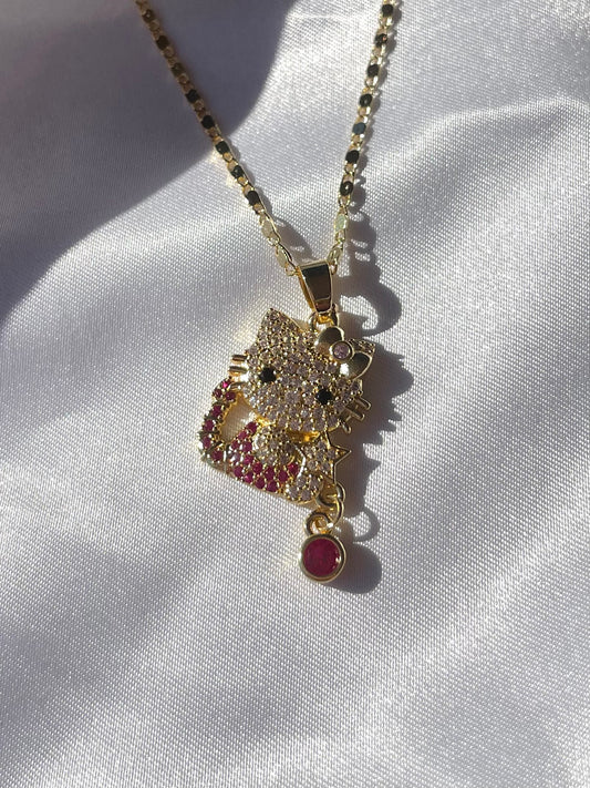 Hello Kitty Red Necklace