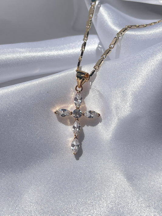 Cross Diamond Necklace