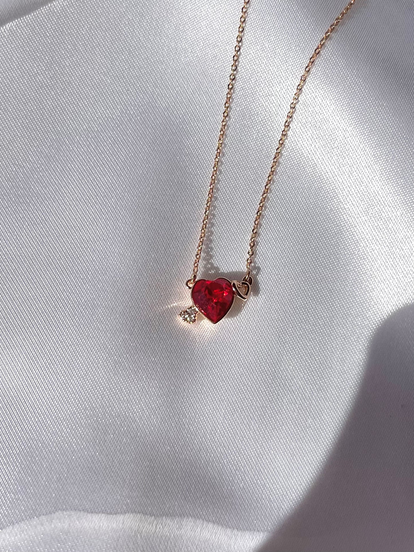 Mini Swarovski Red Heart