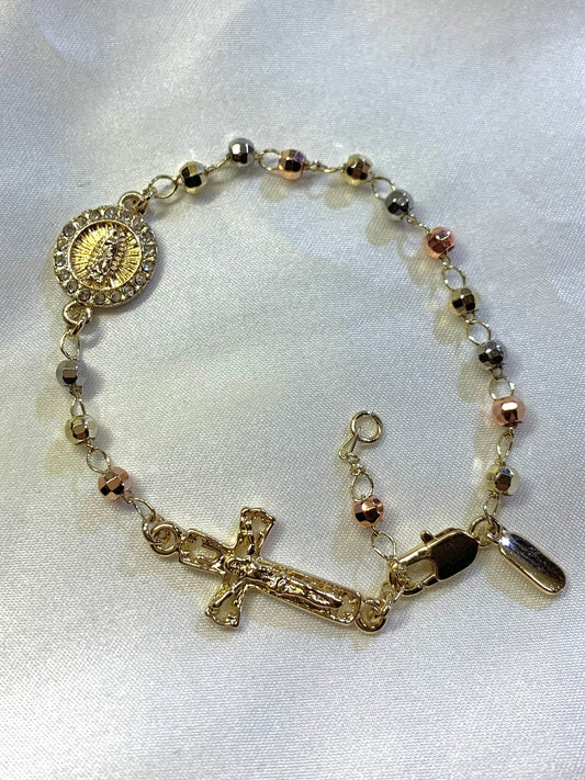 Virgen Cross Bracelet